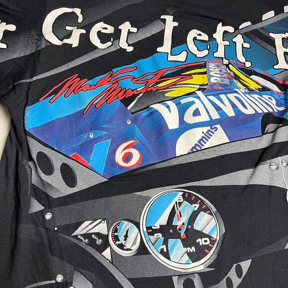 TULTEX Vintage 1998 Mark Martin Attack the Track Nascar T-Shirt size large - Picture 7 of 8